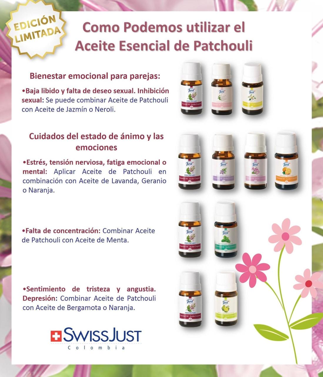 PATCHOULI JUST 3128959527 ACEITE ESENCIAL Regalando Bienestar Just PATCHOULI JUST 3128959527 ACEITE ESENCIAL Regalando Bienestar Just