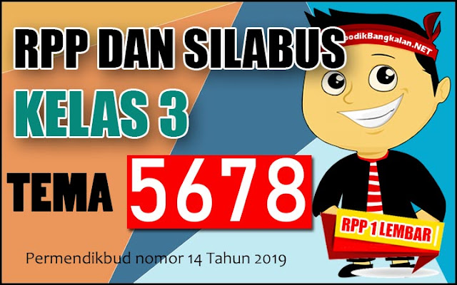 Silabus dan RPP 1 Lembar Kelas 3 Semester 2 K13 Revisi