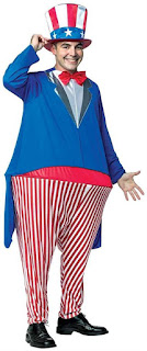 Uncle Sam Adult Hoopster Costume