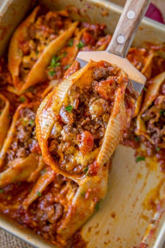 Taco Stuffed Shells Dessert Recipes Light