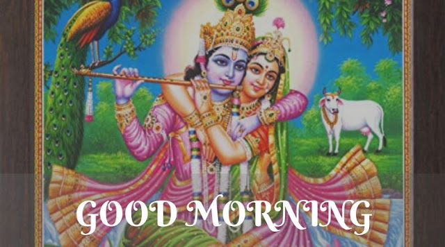 beautiful radha krishna good morning images