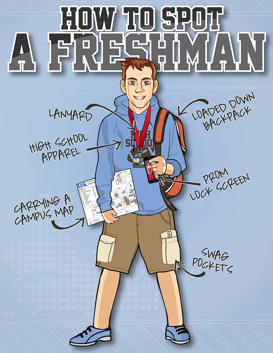 Unk Admissions Your College Survival Guide Top 6 Ways To Spot A Freshman