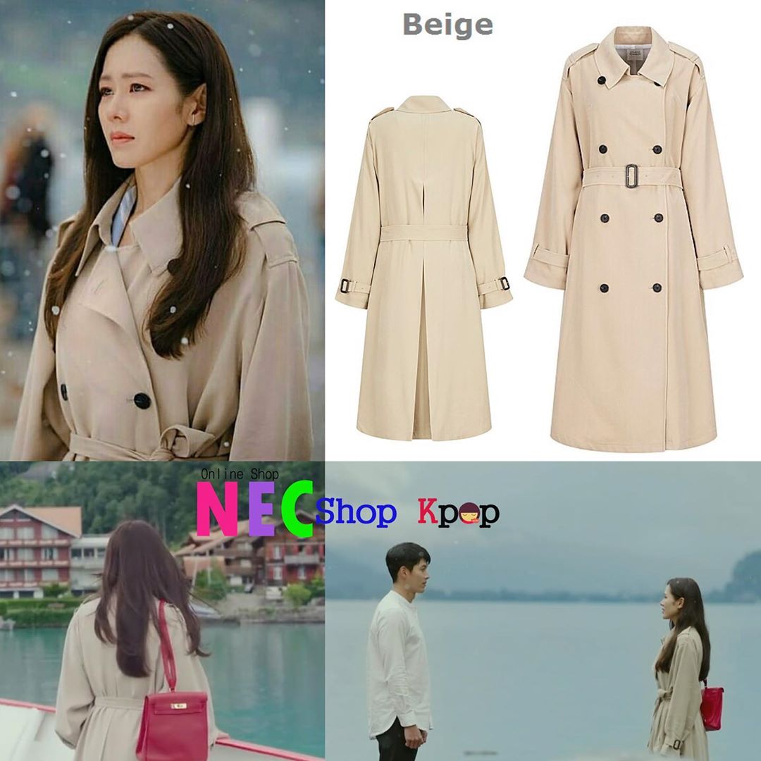 PRODUCT CODE [Son YeJin][Crash Landing on You] Belted Trench Coat