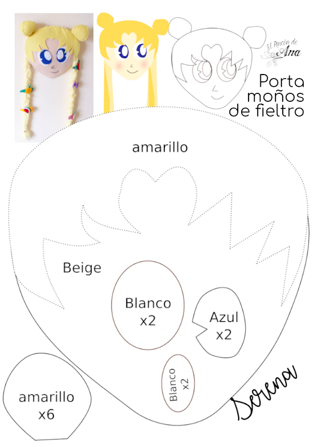 Serena guarda moños