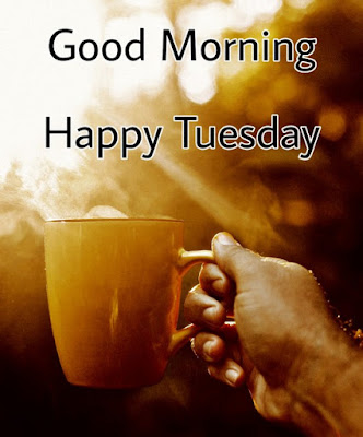 good morning tuesday images with cup