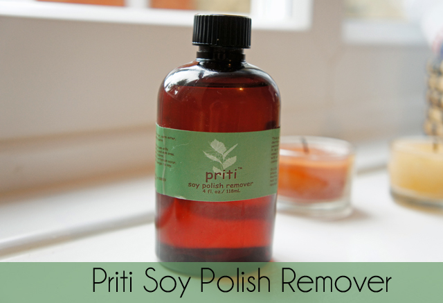Priti Soy Natural Nail Polish Remover Review and Ingredients