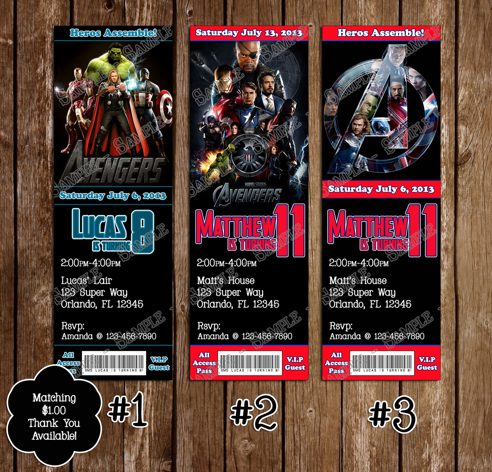 novel concept designs avengers birthday invitation and