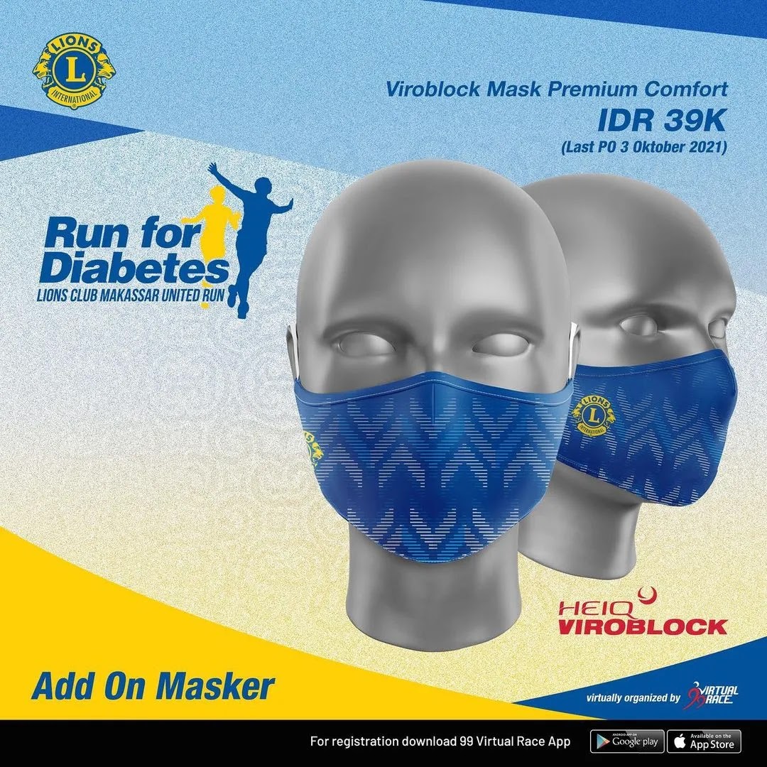 Masker 🔍 Run for Diabetes • 2021 Masker 😷 Run for Diabetes • 2021
