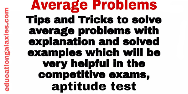 Average Problems Solving Tips and Tricks With Explanation