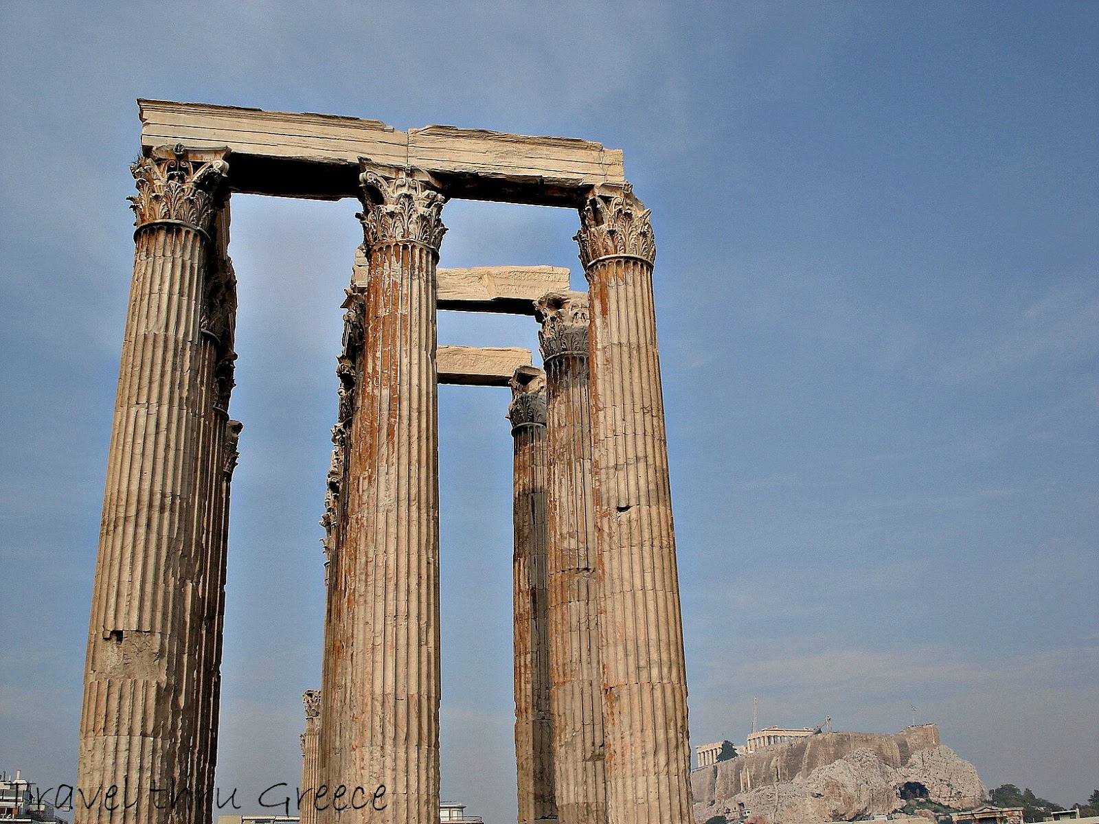 Travel Thru Greece with Mara Athens, Temple of Olympian Zeus and The
