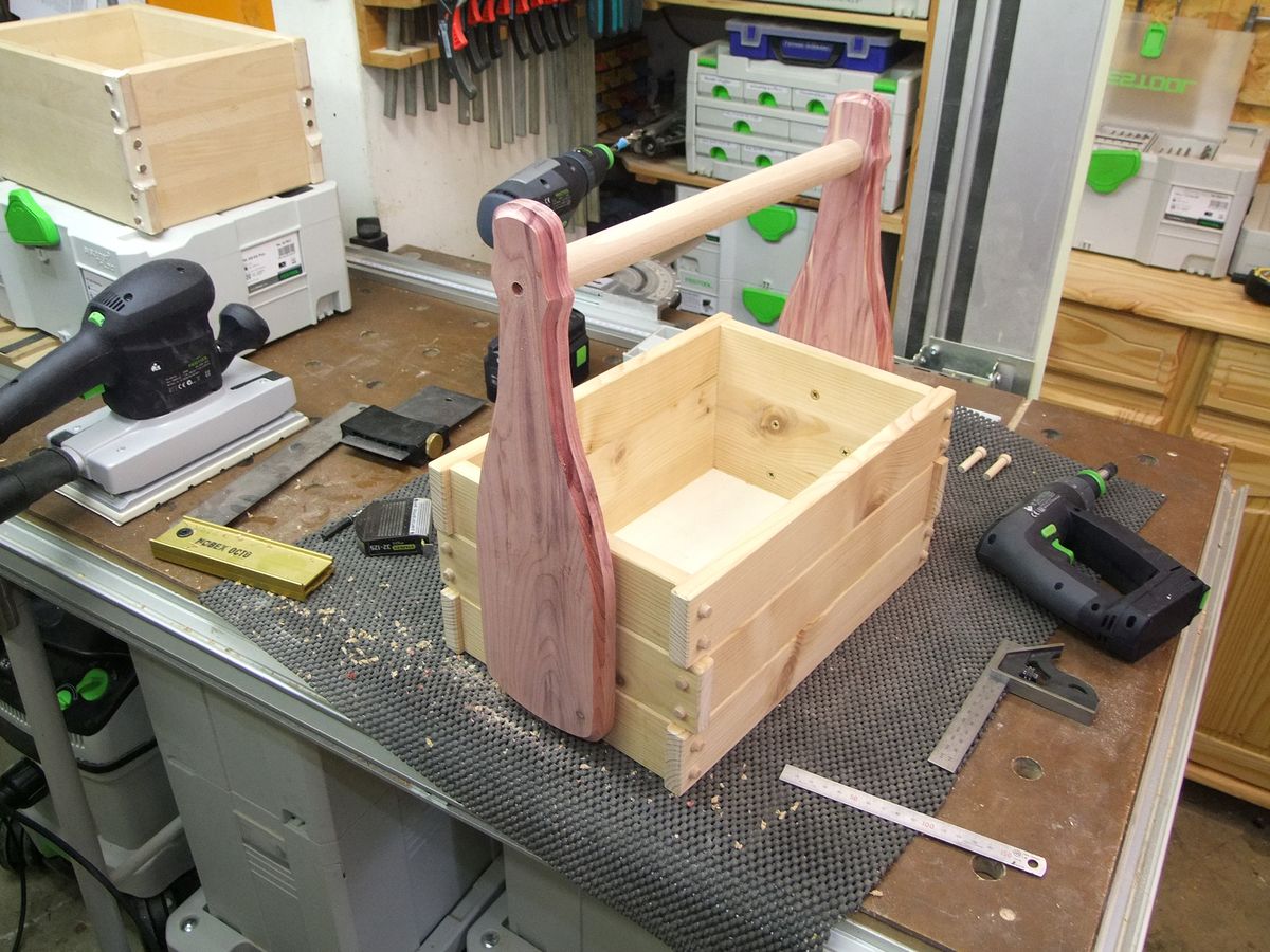 Michas Holzblog: Projektvorstellung: Flaschenträger - Teil 2