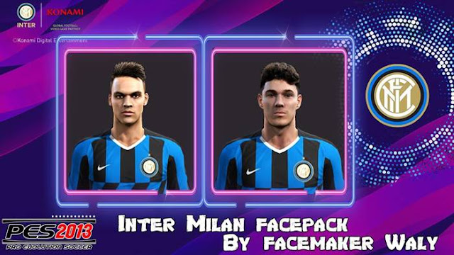 Lautaro Martinez Alessandro Bastoni Face Pes 2013 Pes Belgium Glory