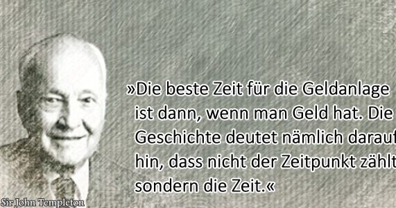 Intelligent Investieren Ob Man Gerade Jetzt Aktien Ver Kaufen Sollte Verrat Dir Sir John Templeton