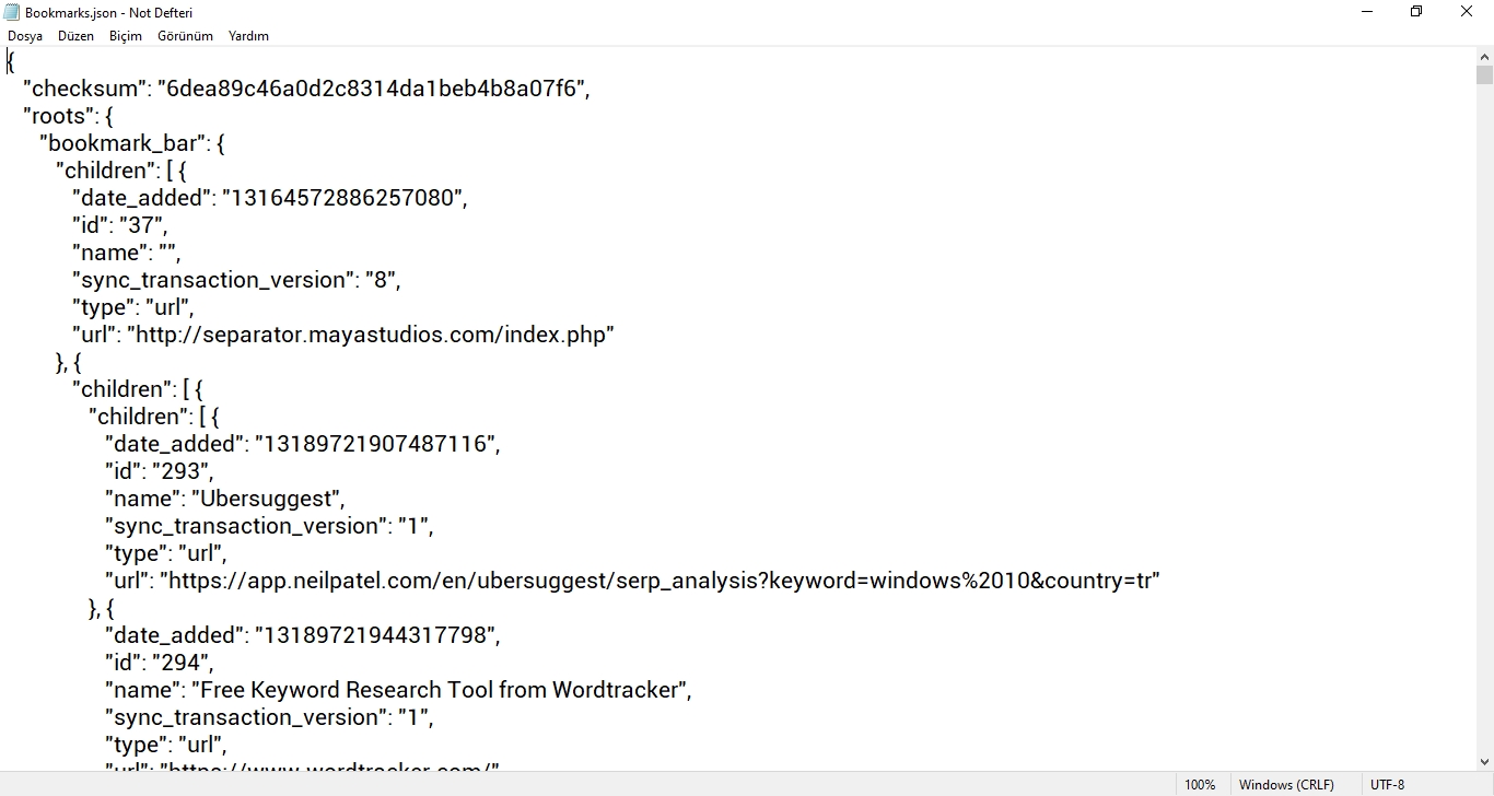 Google Chrome yer imlerinin çevrimdışı yedeği nasıl alınır? 2 Image%2B001