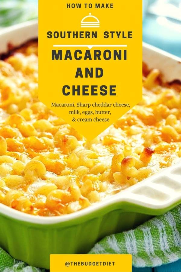 Southern Baked Macaroni and Cheese - FOOD DAILY