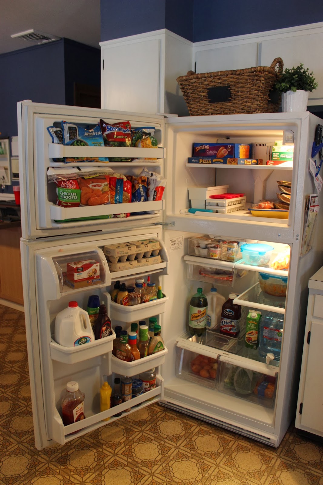 Organizing for Six Our Refrigerator & Pantry Clean & Organized