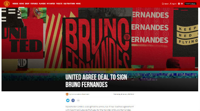MU nổ "bom tấn" Bruno Fernandes: Trang chủ xác nhận, triệu fan hân hoan MU nổ "bom tấn" Bruno Fernandes: Trang chủ xác nhận, triệu fan hân hoan