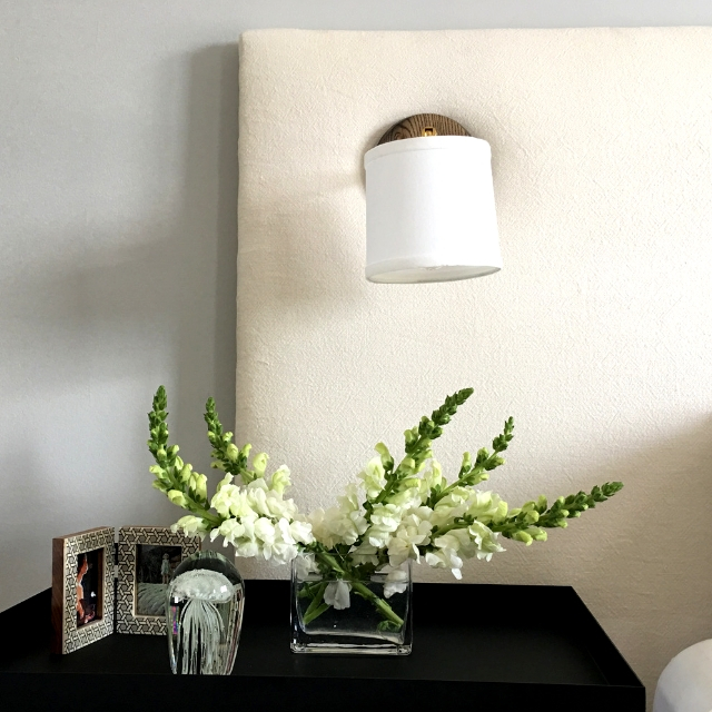 new home...freshly painted wall in the master