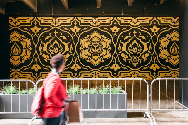 Shepard Fairey and his team are currently in Detroit, USA preparing for their upcoming major exhibition with Library Street Collective.
