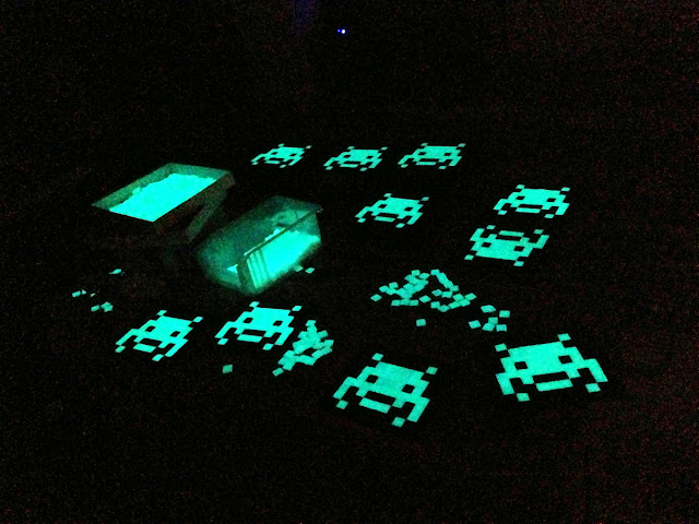 Release Information For Glow In The Dark Invasion Kit "IK_15" By French Street Artist Space Invader 2