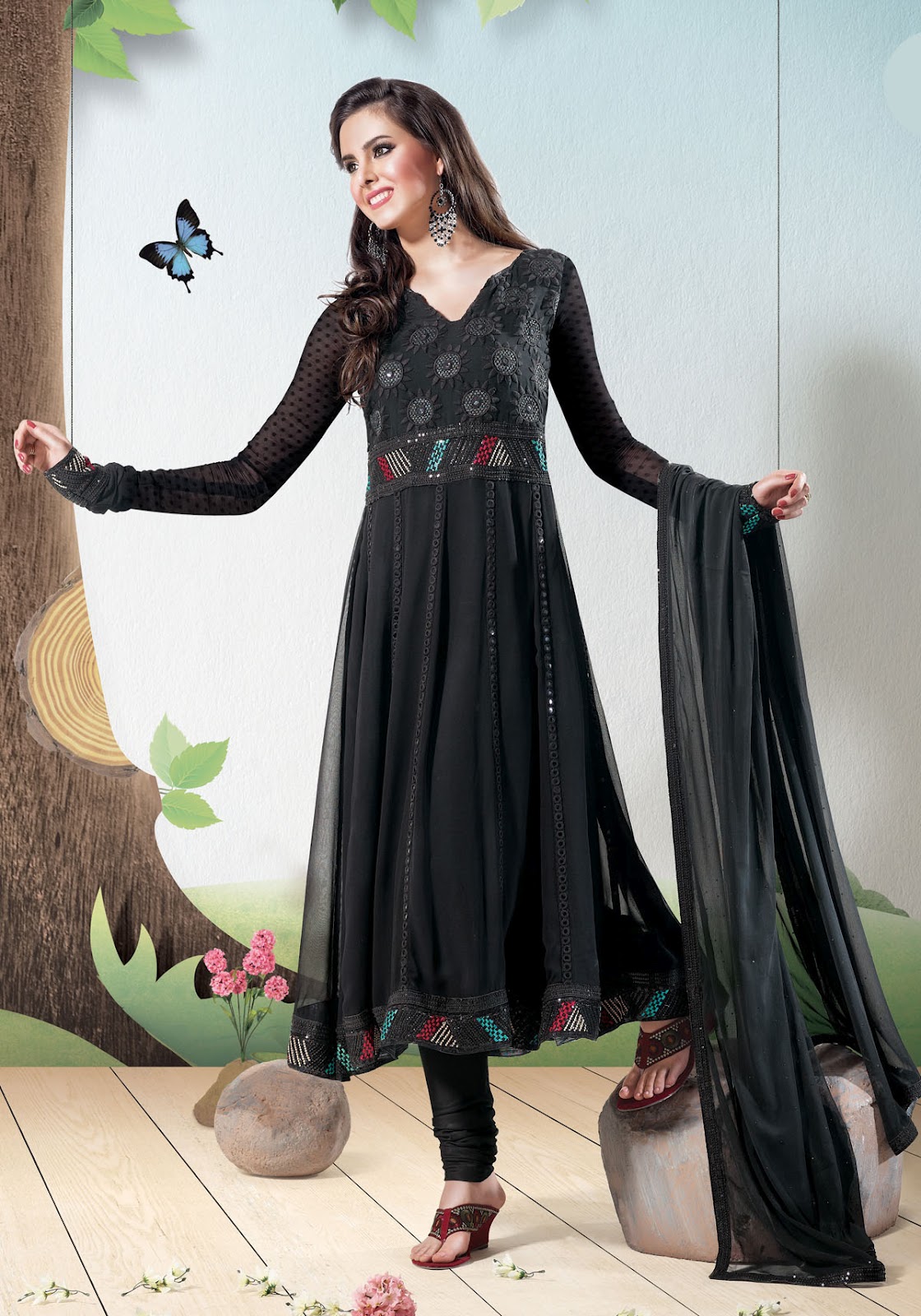 Frocks Fashion 201213 New Party Wear Frocks Asian Clothing