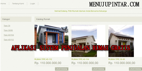 Aplikasi Sistem Penjualan Rumah Gratis