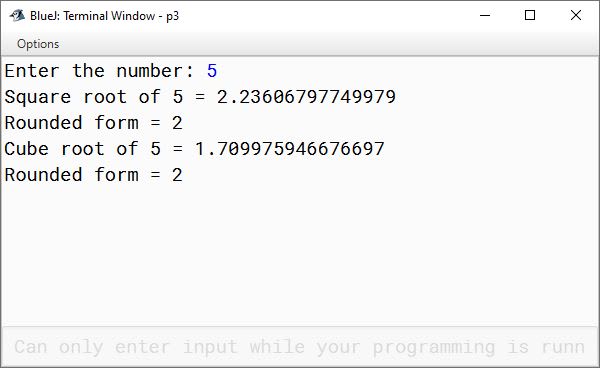 Chapter 1 - Unit 6 Mathematical Library Methods - Java Premium ICSE