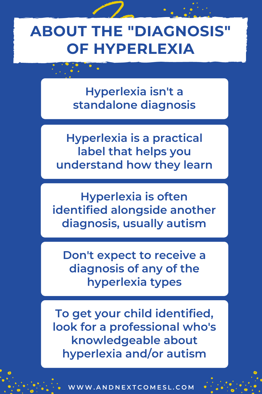 What you need to know about the hyperlexia "diagnosis" and getting your child identified as hyperlexic