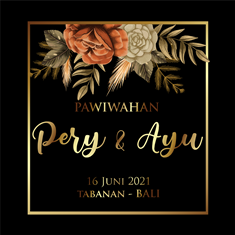 16062021 PAWIWAHAN PERY & AYU AT TABANAN BALI