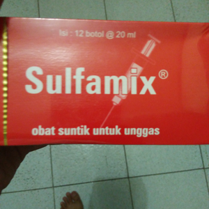  Sulfamix - ObatYang Digunakan Untuk Mengobati Burung Kenari Yang Sakit Berak Darah, Berak Kapur dll