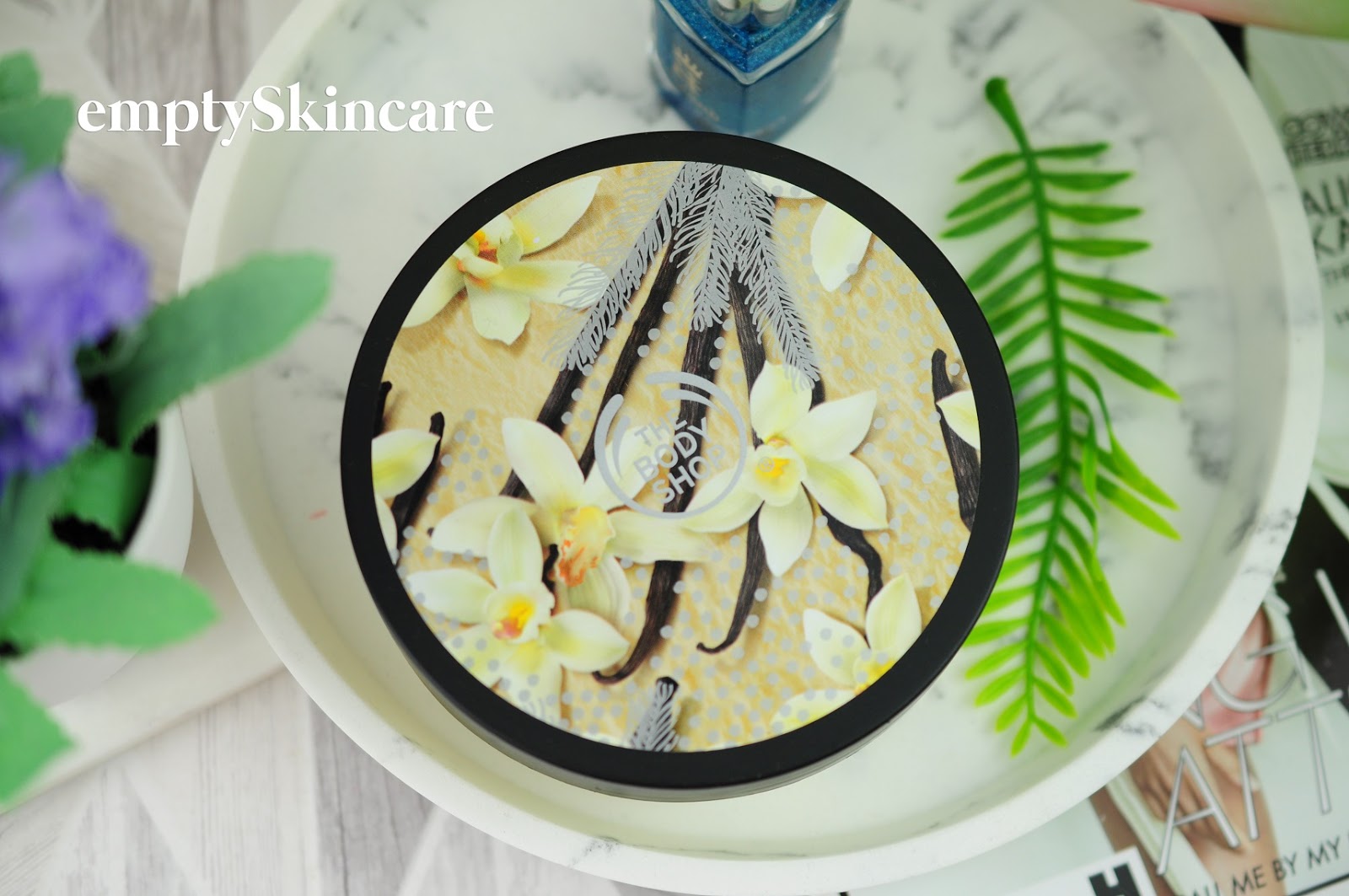 The Body Shop // Warm Vanilla Body Butter Review Empty Skincare