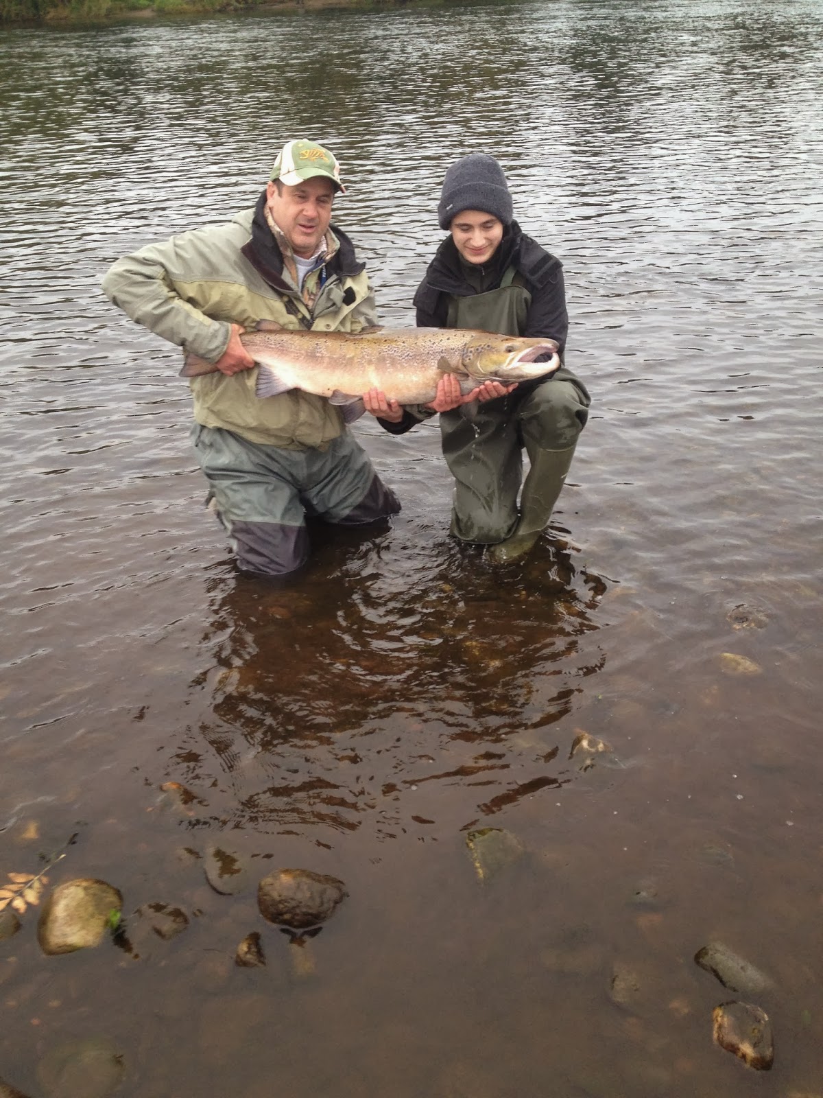 Salmon Fishing Scotland. Salmon Fishing Scotland Autumn Fly Fishing on the Tay, Perthshire