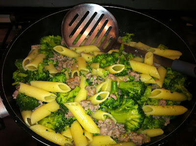 pasta broccoli e salsiccia