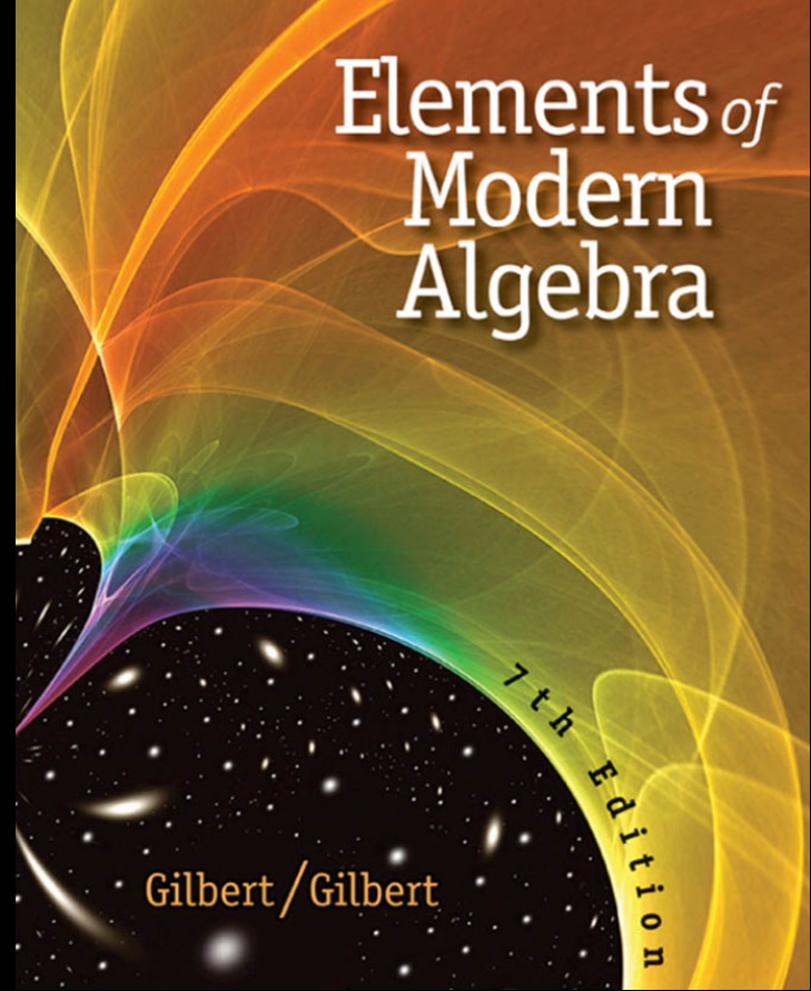 Elements of Modern Algebra ,7th Edition