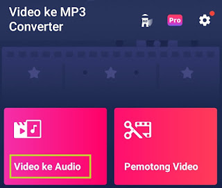 buka menu video ke audio buka menu video ke audio