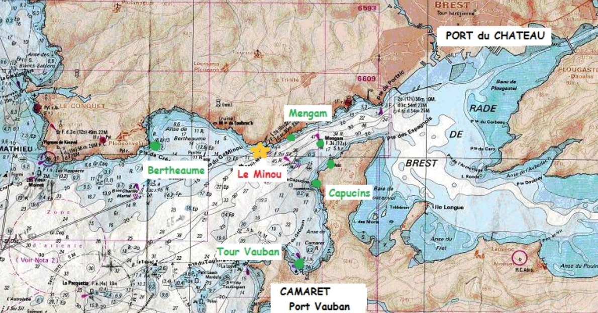 Envelopmer le courrier des marins Goulet de Brest Bretagne Marine