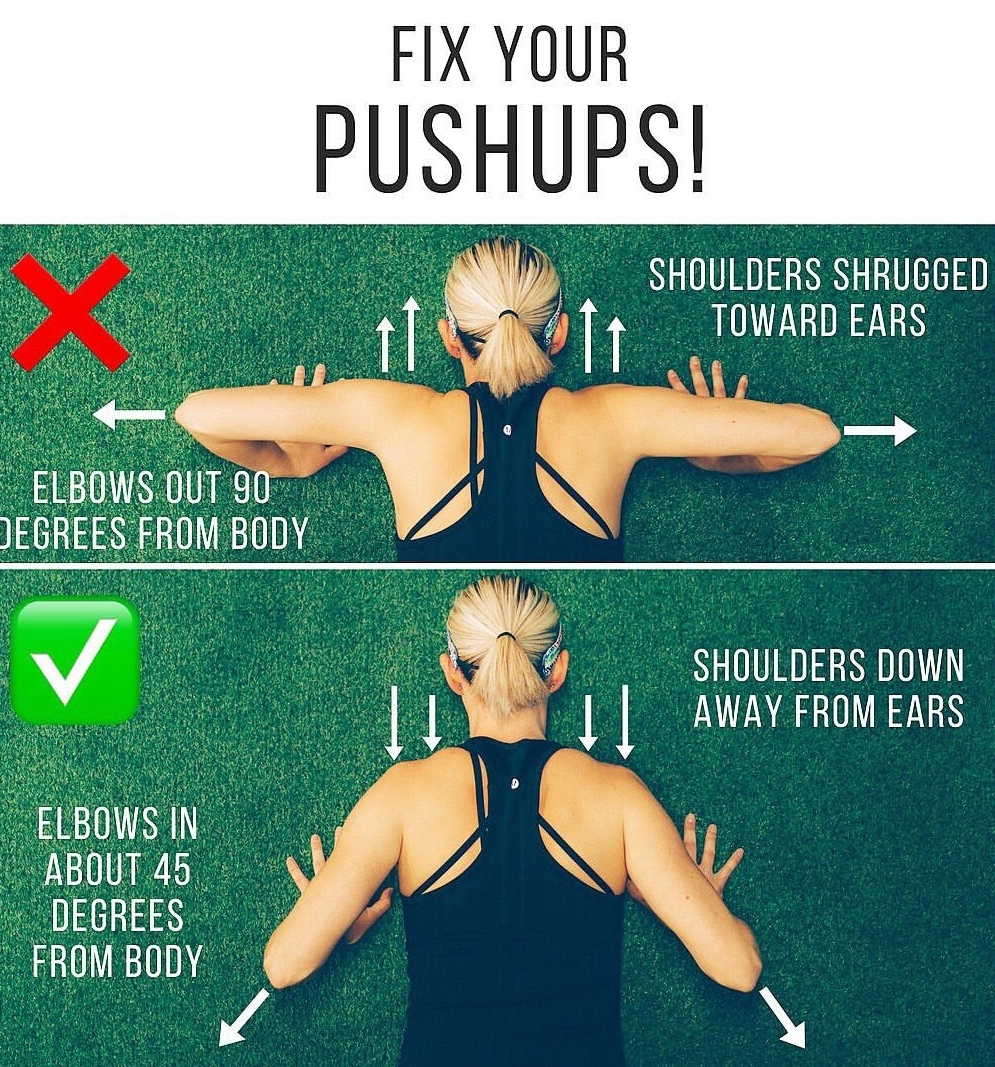 Mr. Suarez's Physical Education Blog Tip to Fixing Your Push Ups!