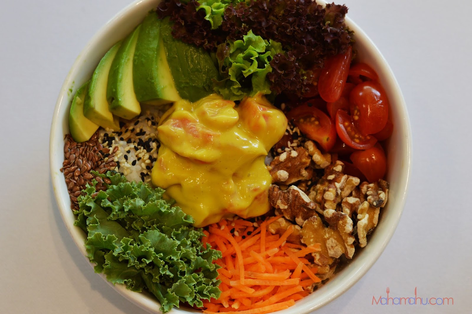 Kubis & Kale Saji Makanan Sihat Dalam Satu Poke Bowl Blog Makan Mahamahu