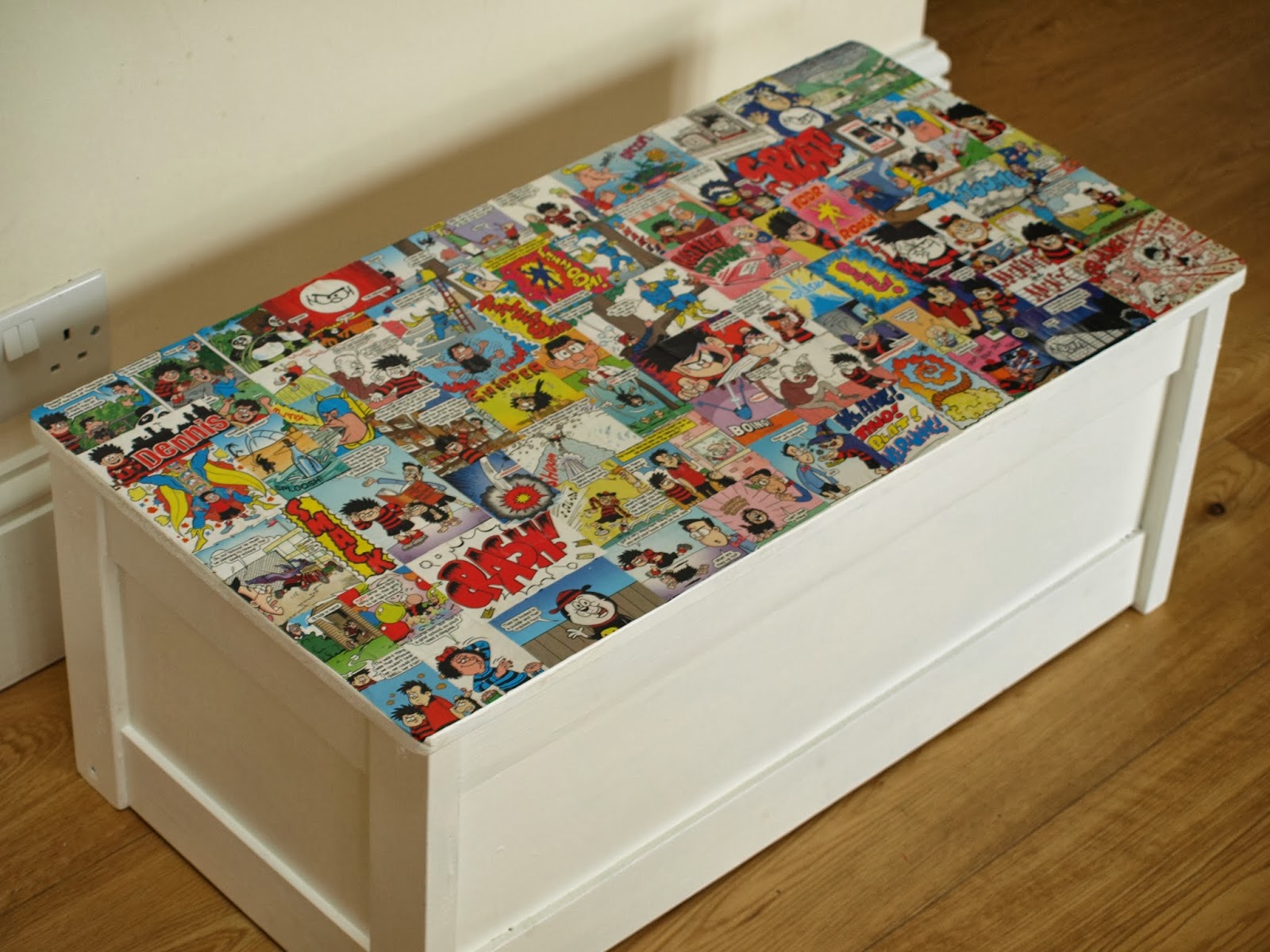 TheFoodieHistorian Crafting A Decoupage Toy Box