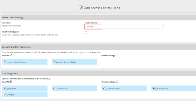 How to create a Softaculous plan via WHM reseller to limit features| cheap linux hosting
