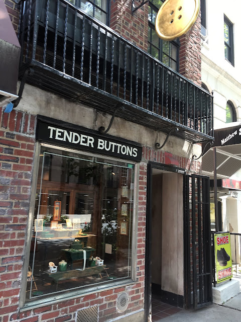 Floss and Fleece: Field Trip: Tender Buttons NYC