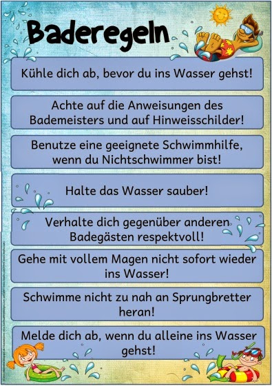Baderegeln Zum Ausdrucken / Baderegeln Dlrg Baderegeln Zum Ausdrucken : Baderegeln