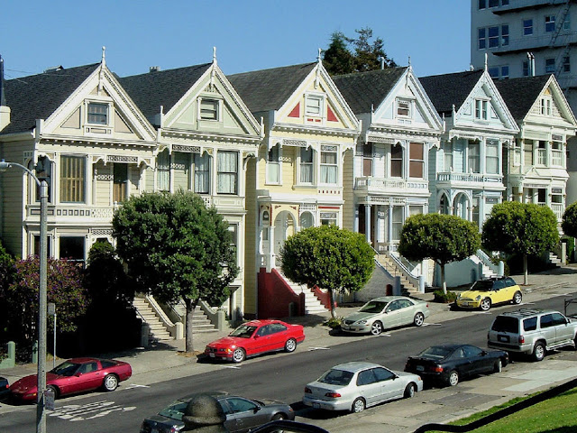 Сан-Франциско: викторианские дома Painted Ladies