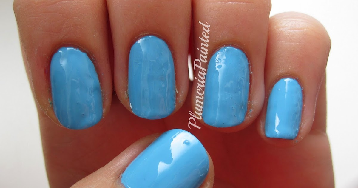 PlumeriaPainted: Blue Nails: Barry M - Blueberry Ice Cream