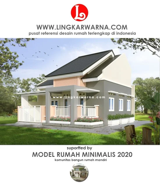 Lingkar Warna Desain Rumah Minimalis Di Gang Sempit