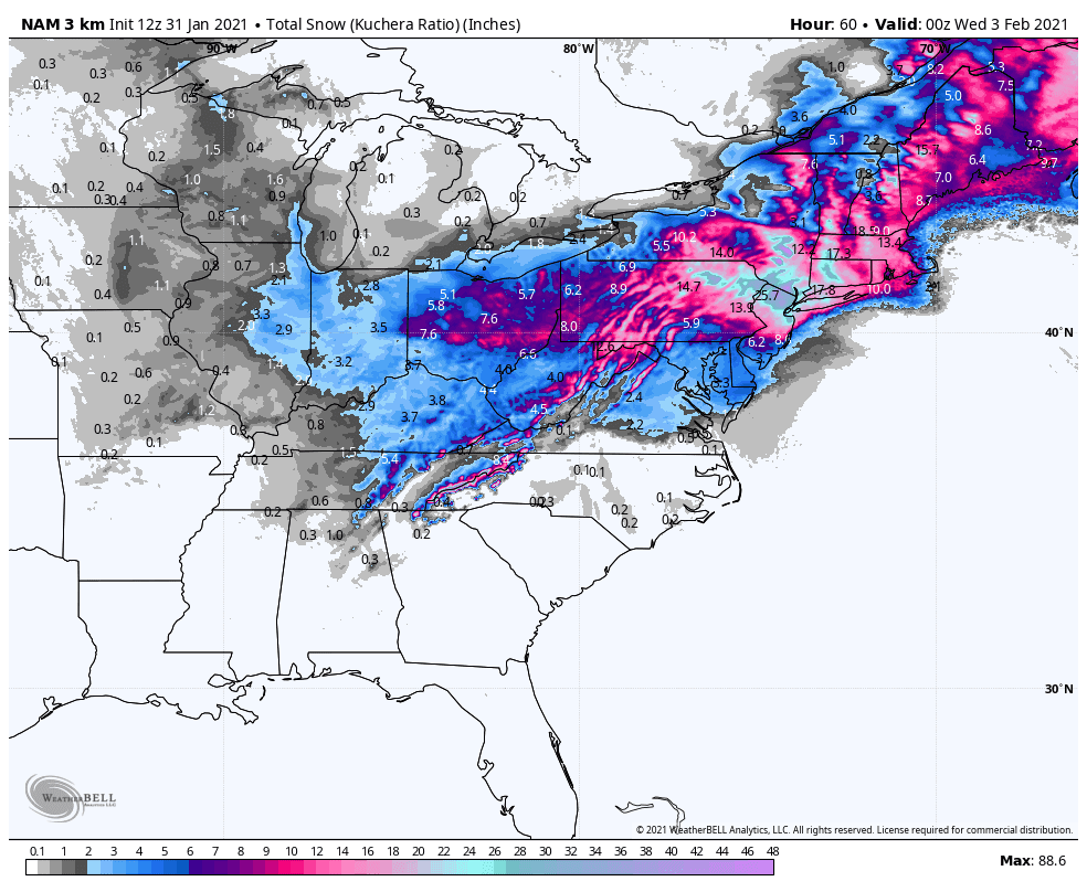kuchera snow method map kuchera snow method map