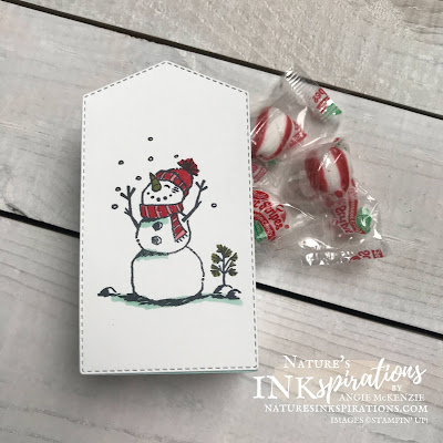 My Snowman Season Project with Bob's Stripes Peppermints inspired by the Paper Pumpkin Gifts Galore Kit