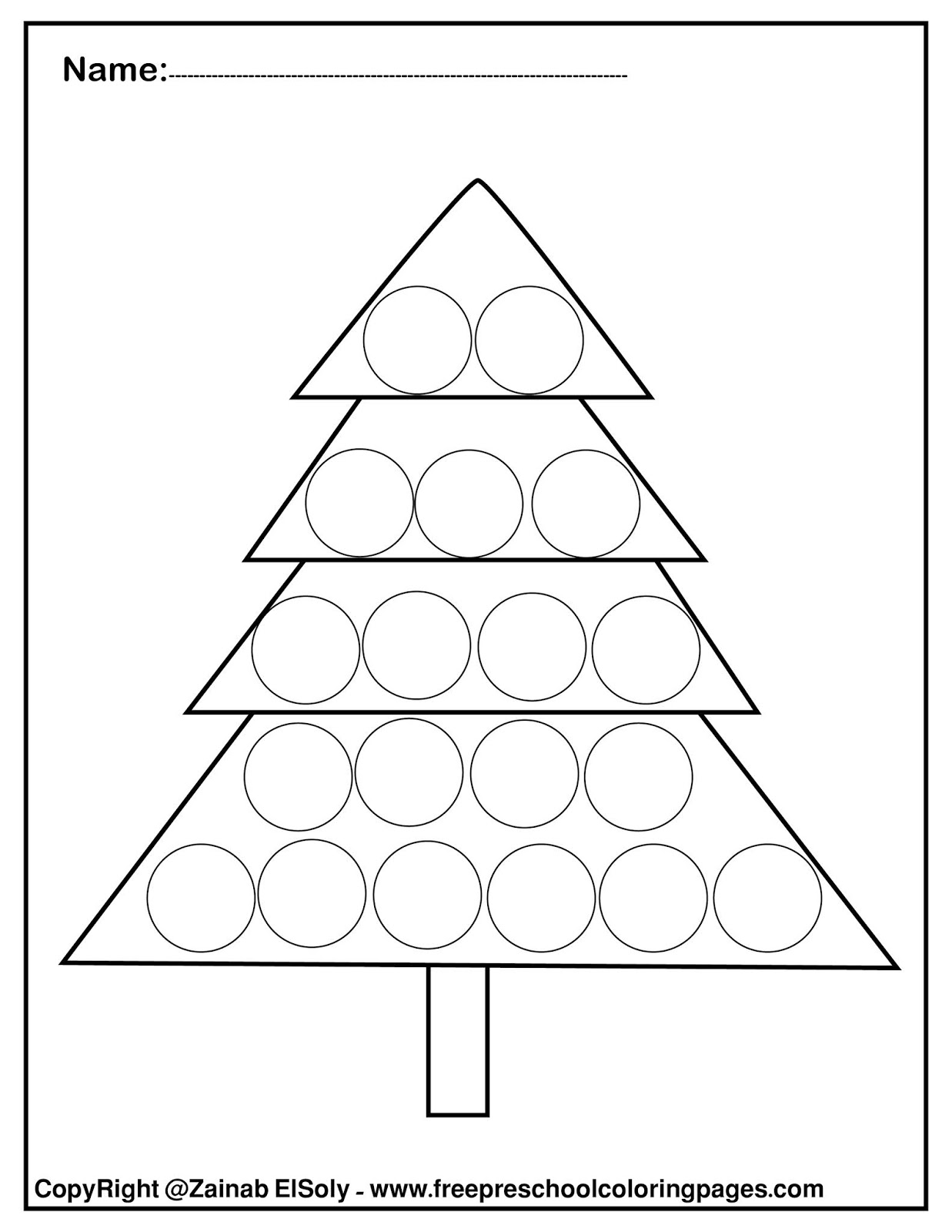 Set Of Winter Dot Marker Free Pages For Kids Set Of Winter Dot Marker Free Pages For Kids