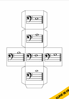 Dado jogos com notas clave de sol Dado jogos com notas clave de sol