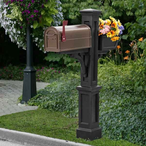 The Extraordinary decorative brown mailbox design ideas image